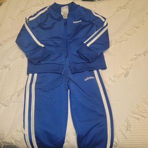 Toddler 2 Piece Adidas Set in Royal Blue